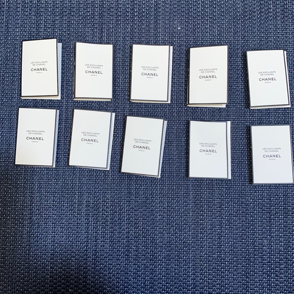 Chanel “les exclusifs de Chanel” lot of 10 perfume bottles